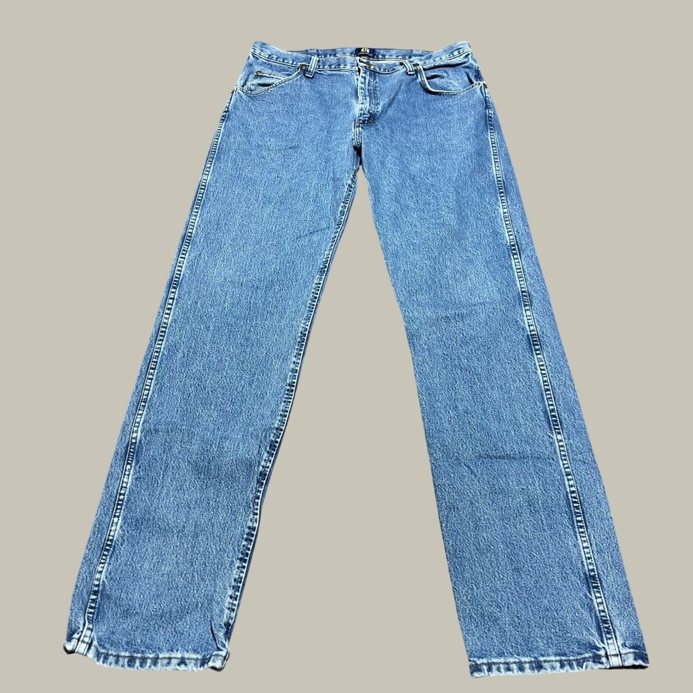 Wrangler 47MWZDS Premium Performance Cowboy Cut Regular Fit Blue Jeans 36x34